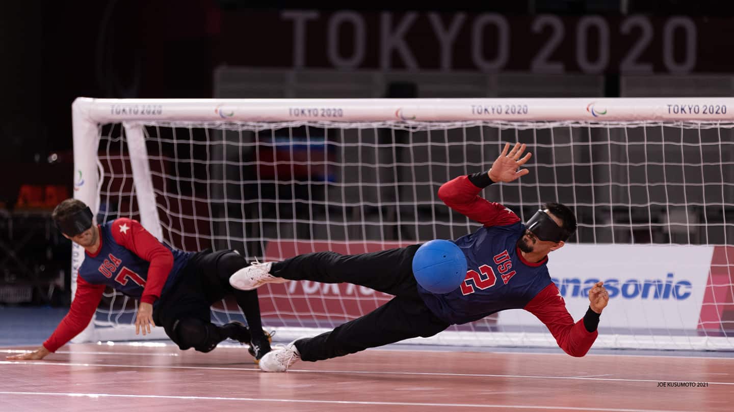 Overtime Comeback Victory Sends Men's Goalball Team To Semifinals
